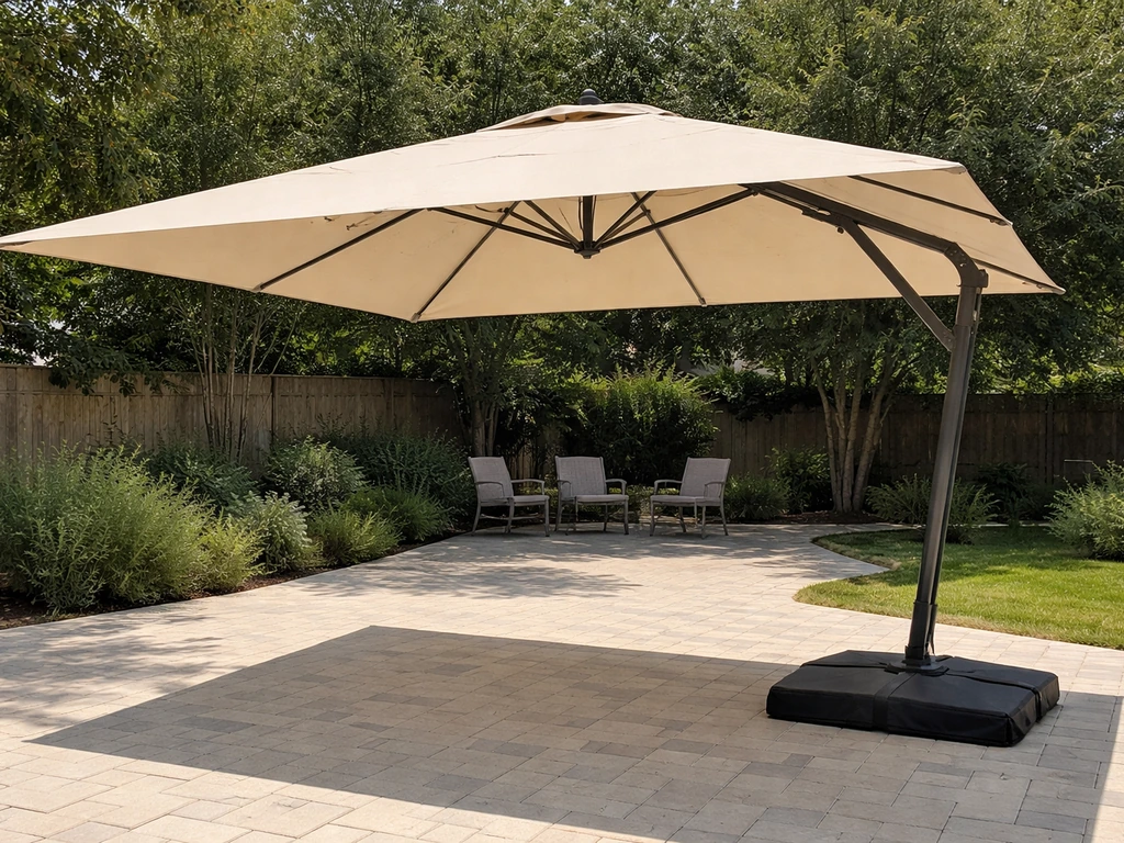 Sunnyglade 10x13ft Cantilever Umbrella Instructions Guide