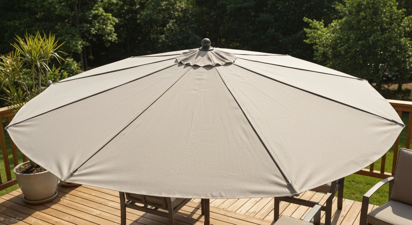 can you replace the fabric on a patio umbrella