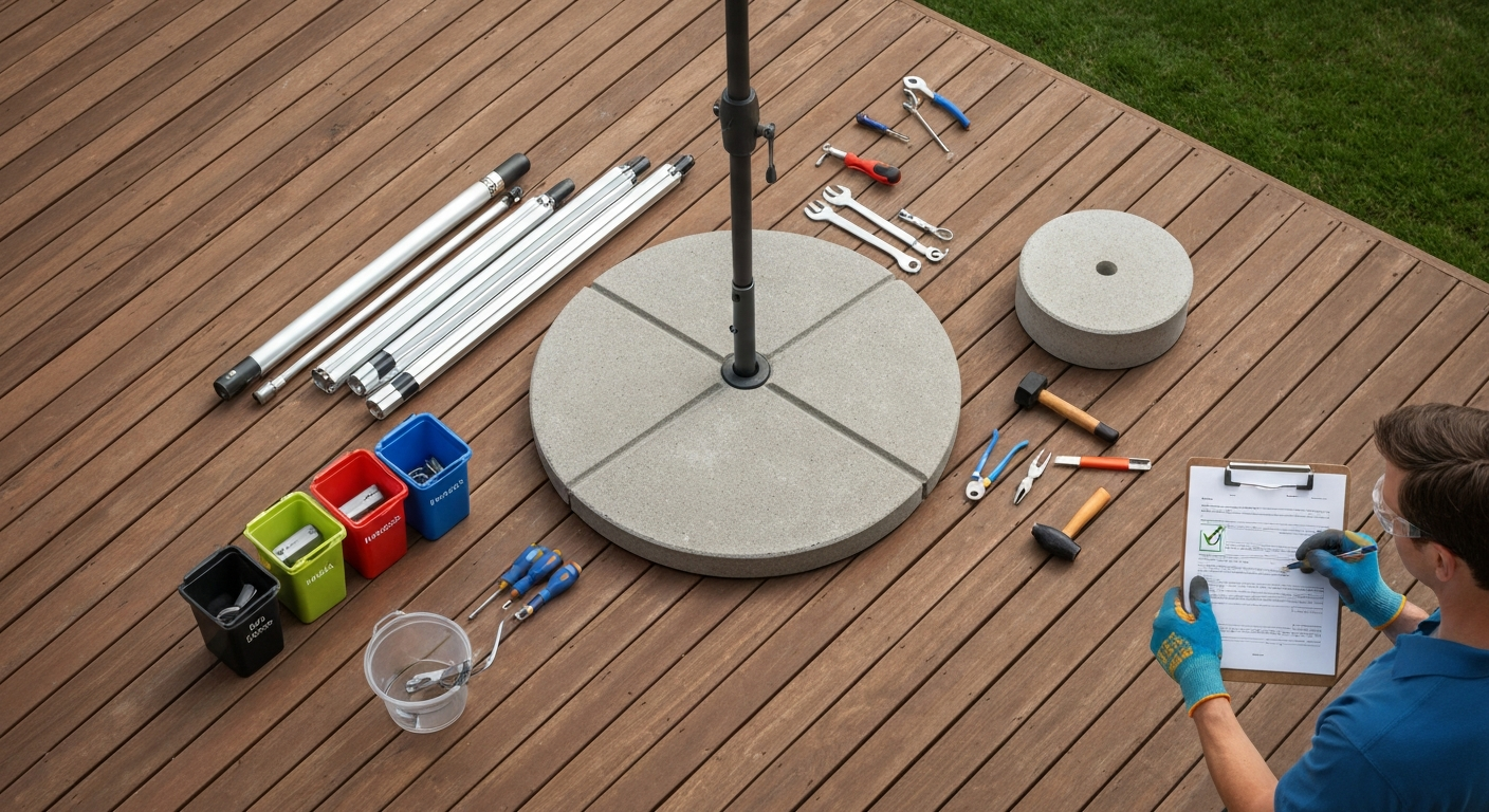 how to dispose of patio umbrella