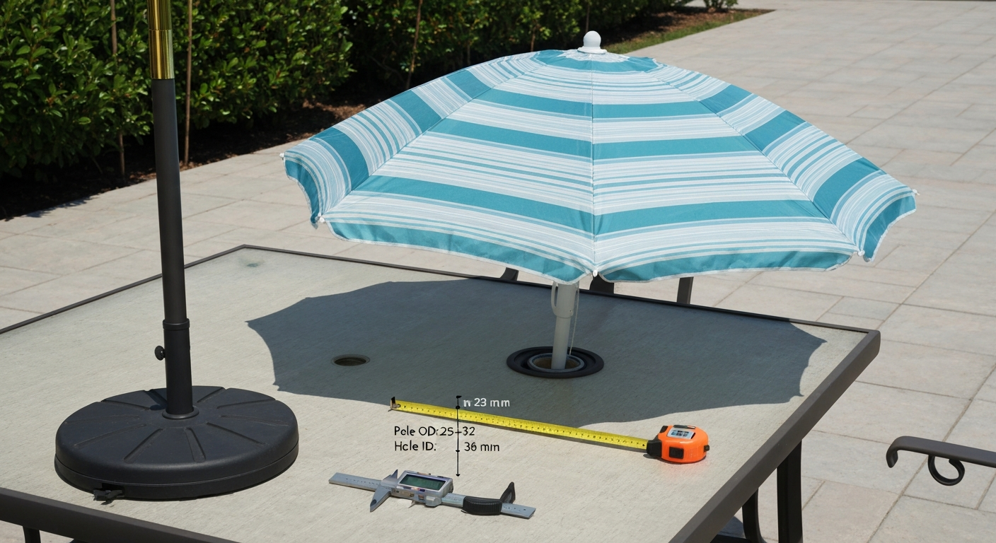 How to Use Beach Umbrella on Patio: Fit, Mounting & Safety