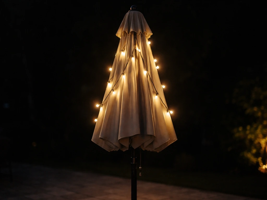 How to Add Lights to a Patio Umbrella Step by Step
