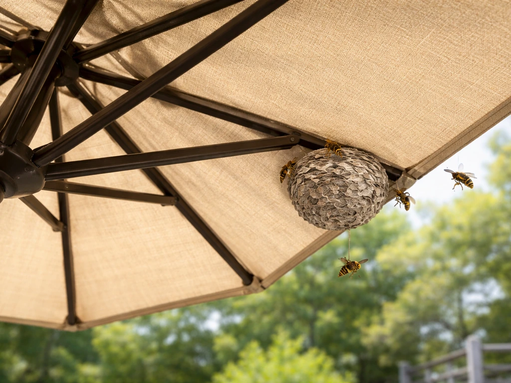How to Keep Wasps Out of Patio Umbrella Safely