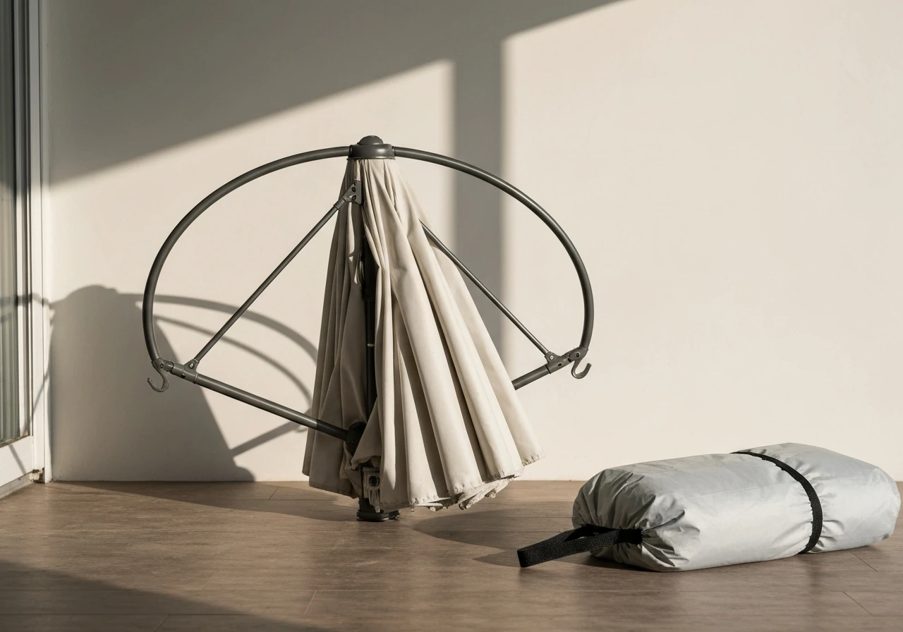 How to Store a Patio Umbrella for Winter: Step-by-Step
