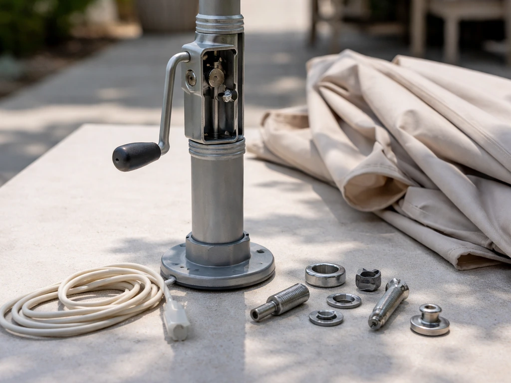 How to Take Apart a Patio Umbrella Step by Step
