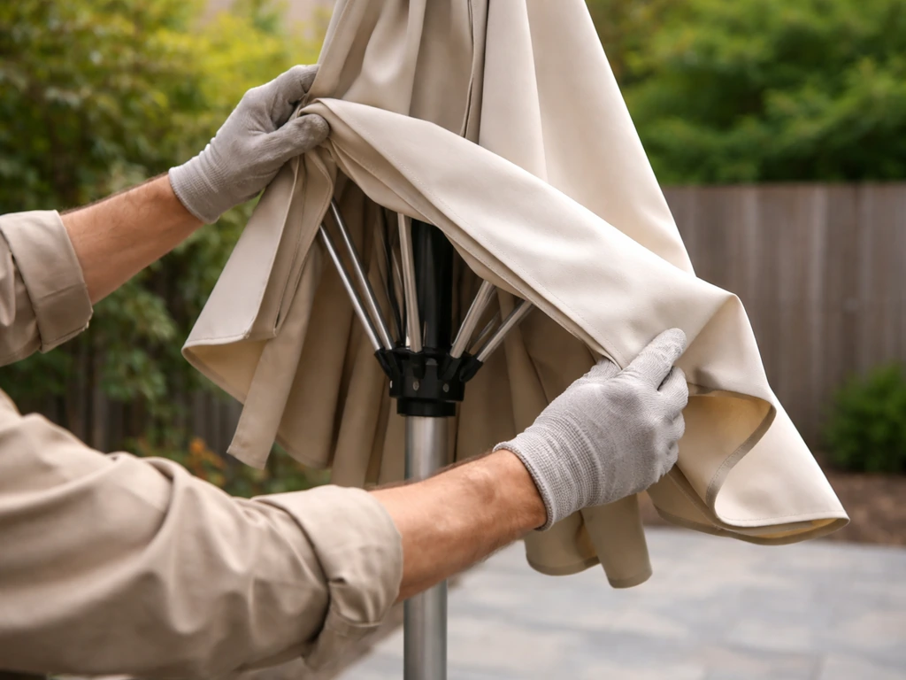 How to Remove a Patio Umbrella Canopy Safely Today