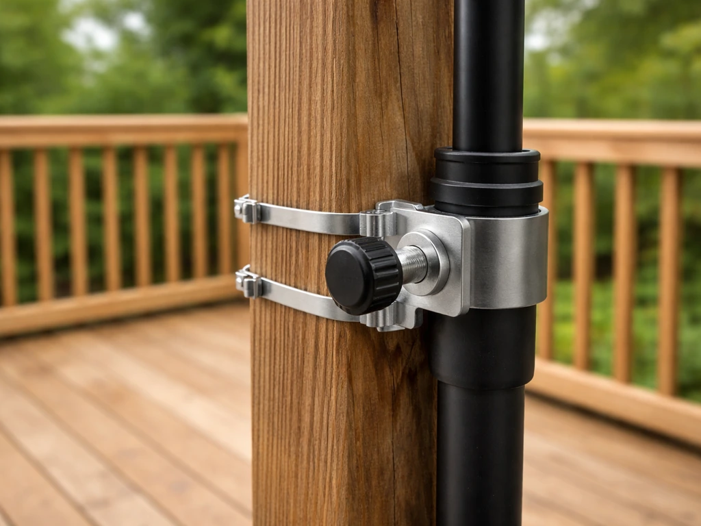 How to Attach a Patio Umbrella to a Deck Post