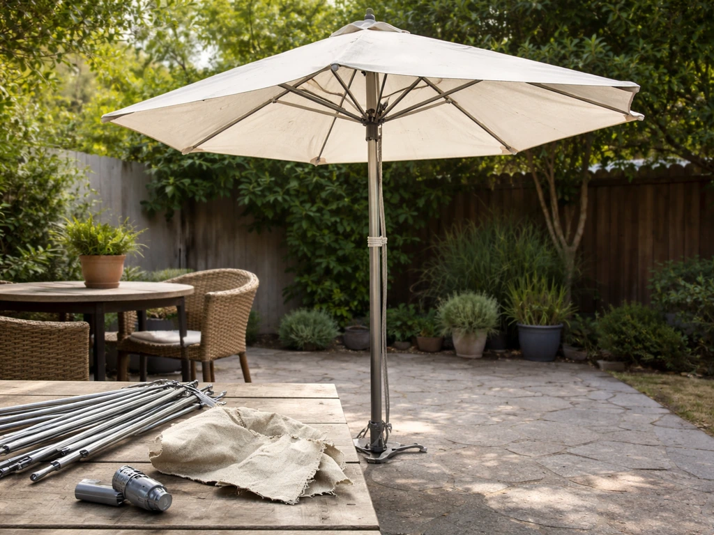 Repurpose Broken Patio Umbrella: DIY Steps and Fix Paths